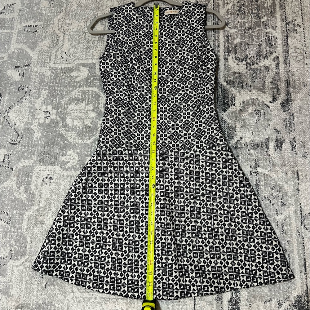Tory Burch Navy and White Hourglass Mini Dress - Picture 6 of 9
